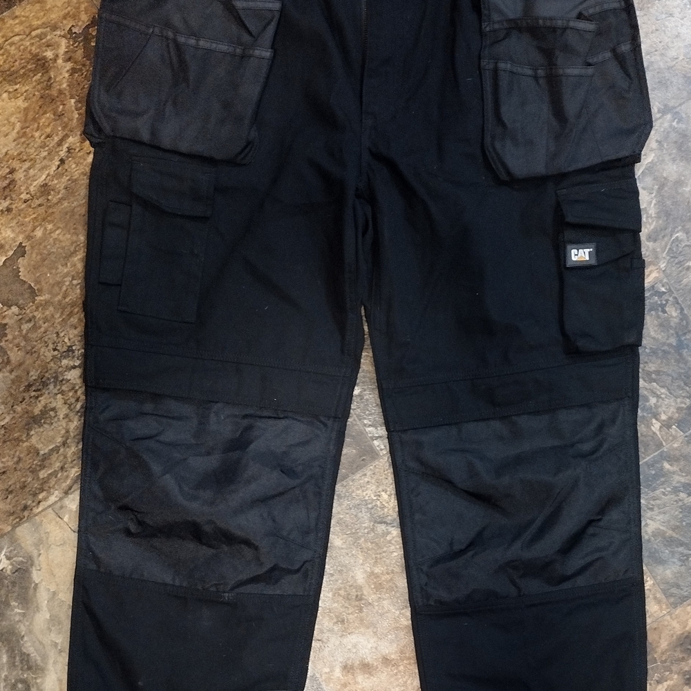 Men's Black CAT Work Pants
